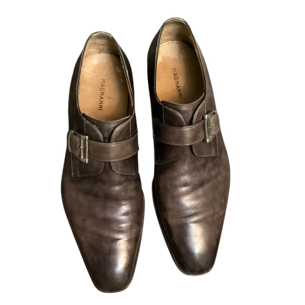 Magnanni Mens Marco Monk Strap - Picture 2 of 6